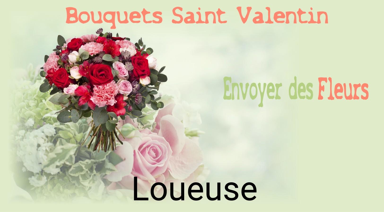 Roses de Saint-Valentin livrées à Loueuse
